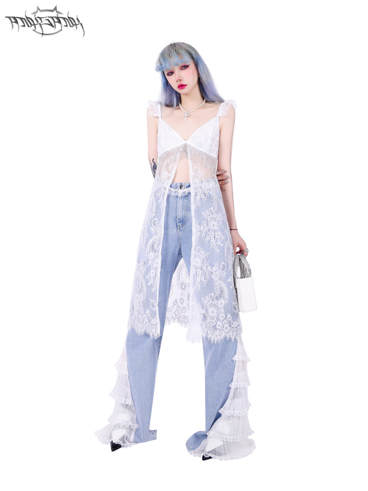 레이스 니치 니치시피 요정 원피스