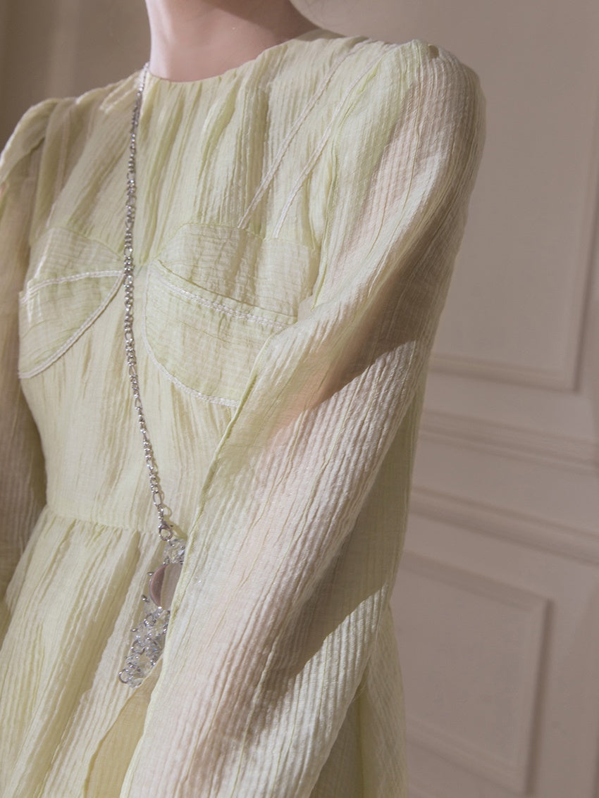 Dünnhülle Hohlbandkleid