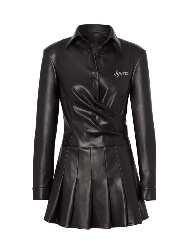 Nachahmung von Lederkleid