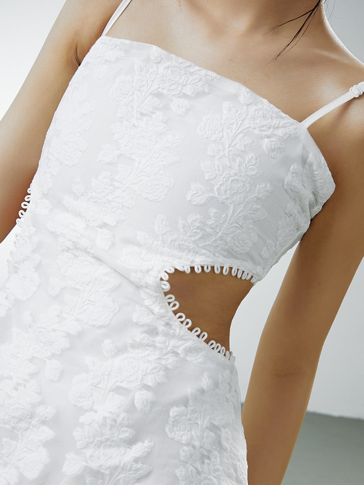 Robe à suspension irrégulière à double couche