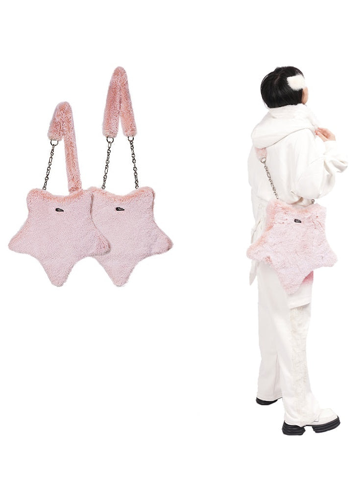 모피 별 하나의 숄더백