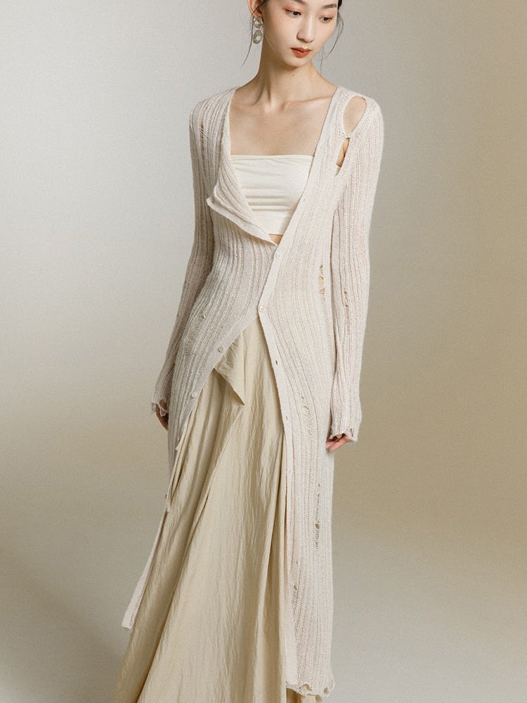 Long Knitted Cardigan