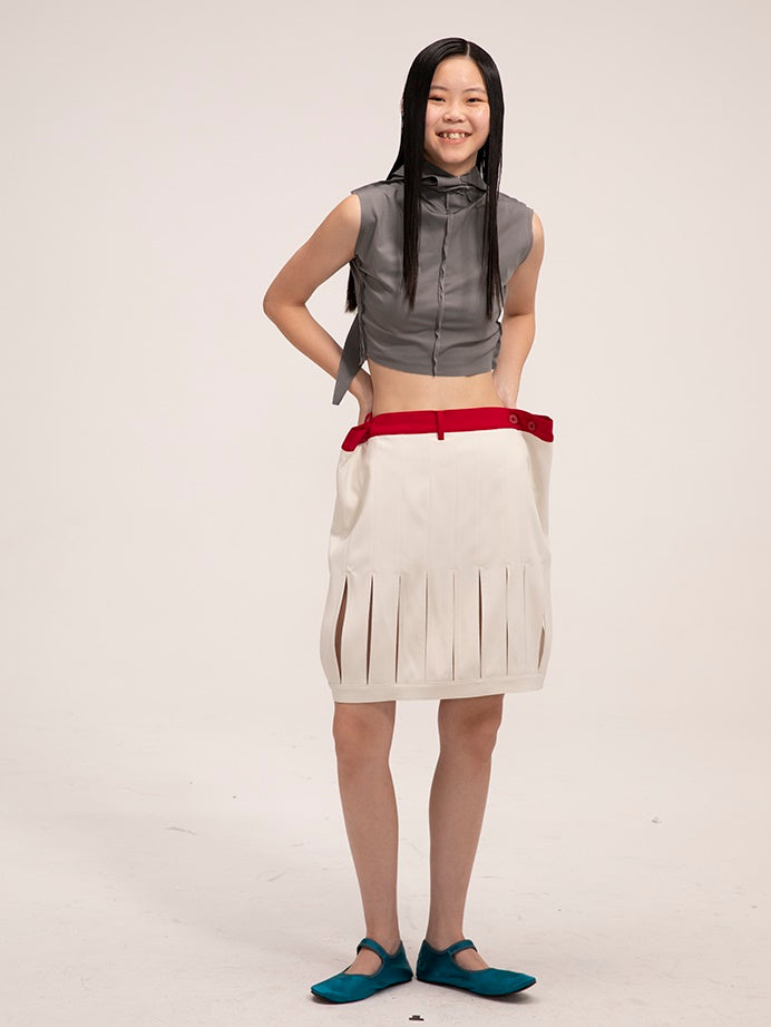 Niedrige Taille locker Hohlrock