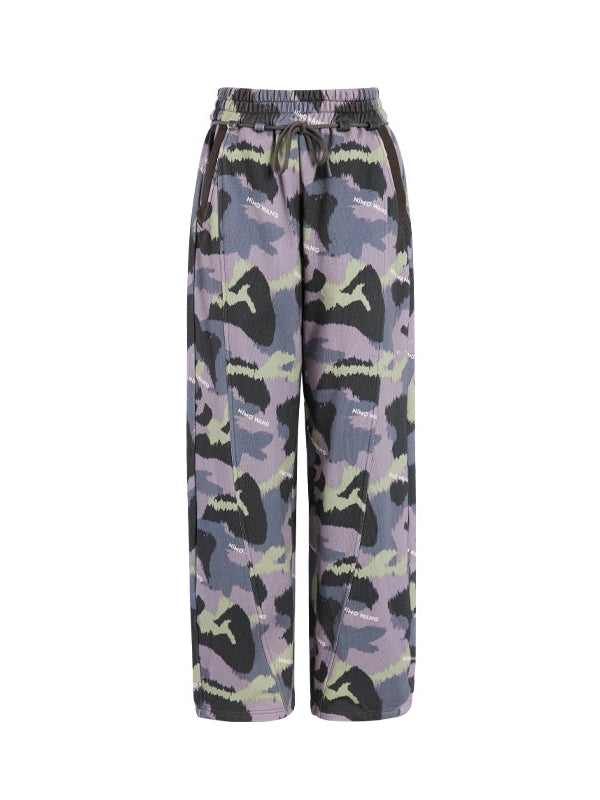 위장 A- 라인 치마 및 바지