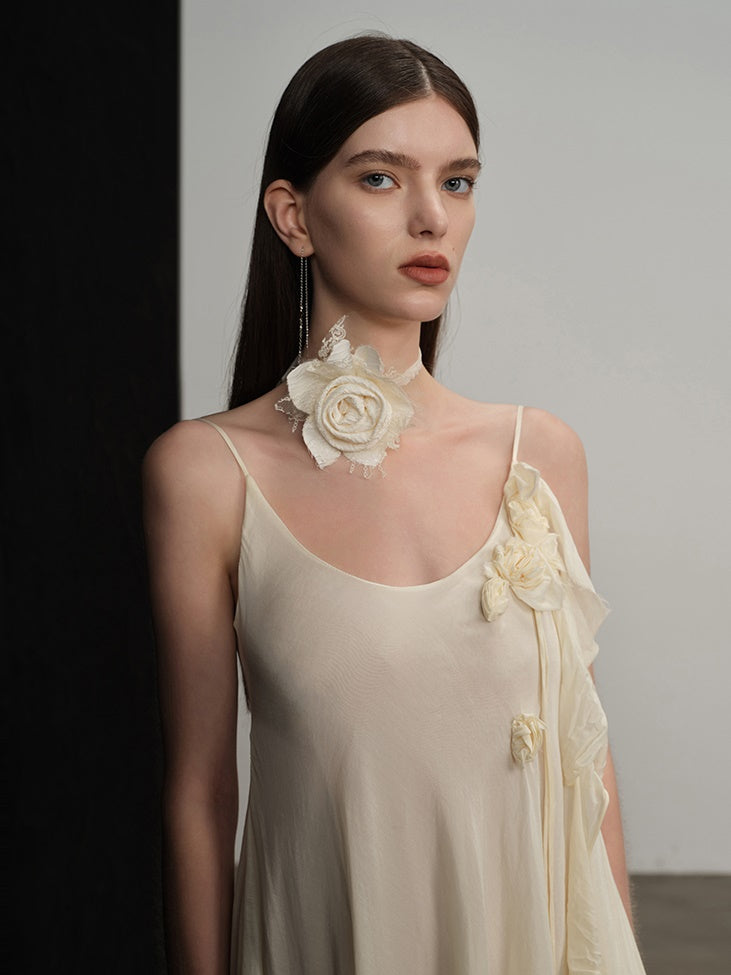 Spitze Rose Halshöcher