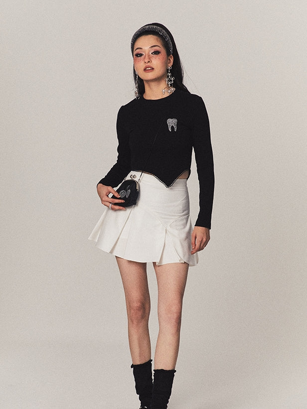 체리 걸리 재킷 및 스커트 설정