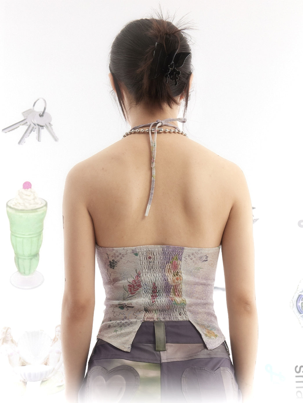 인쇄 된 고삐 스트랩 조끼