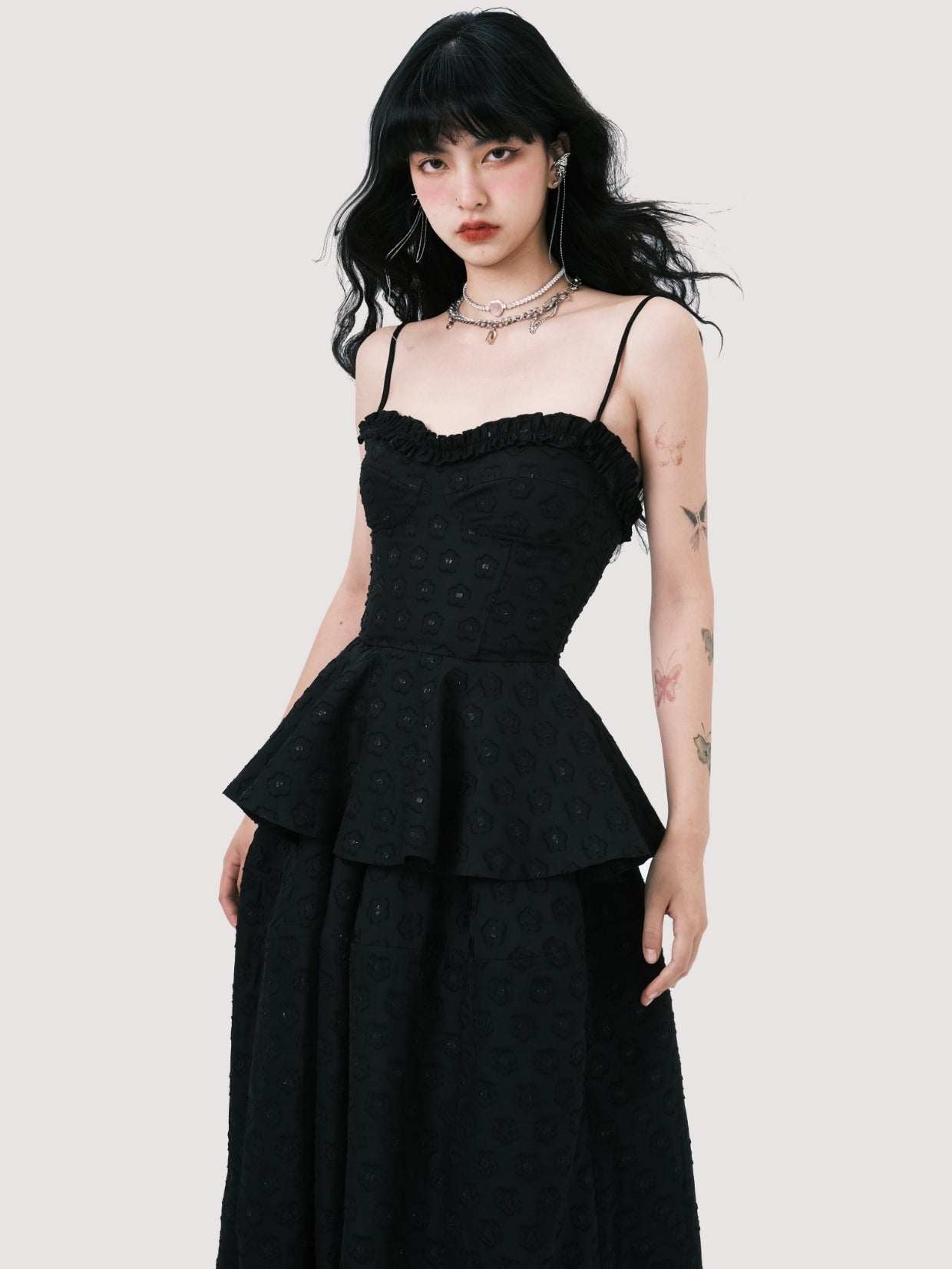 Top à suspense et jupe longue