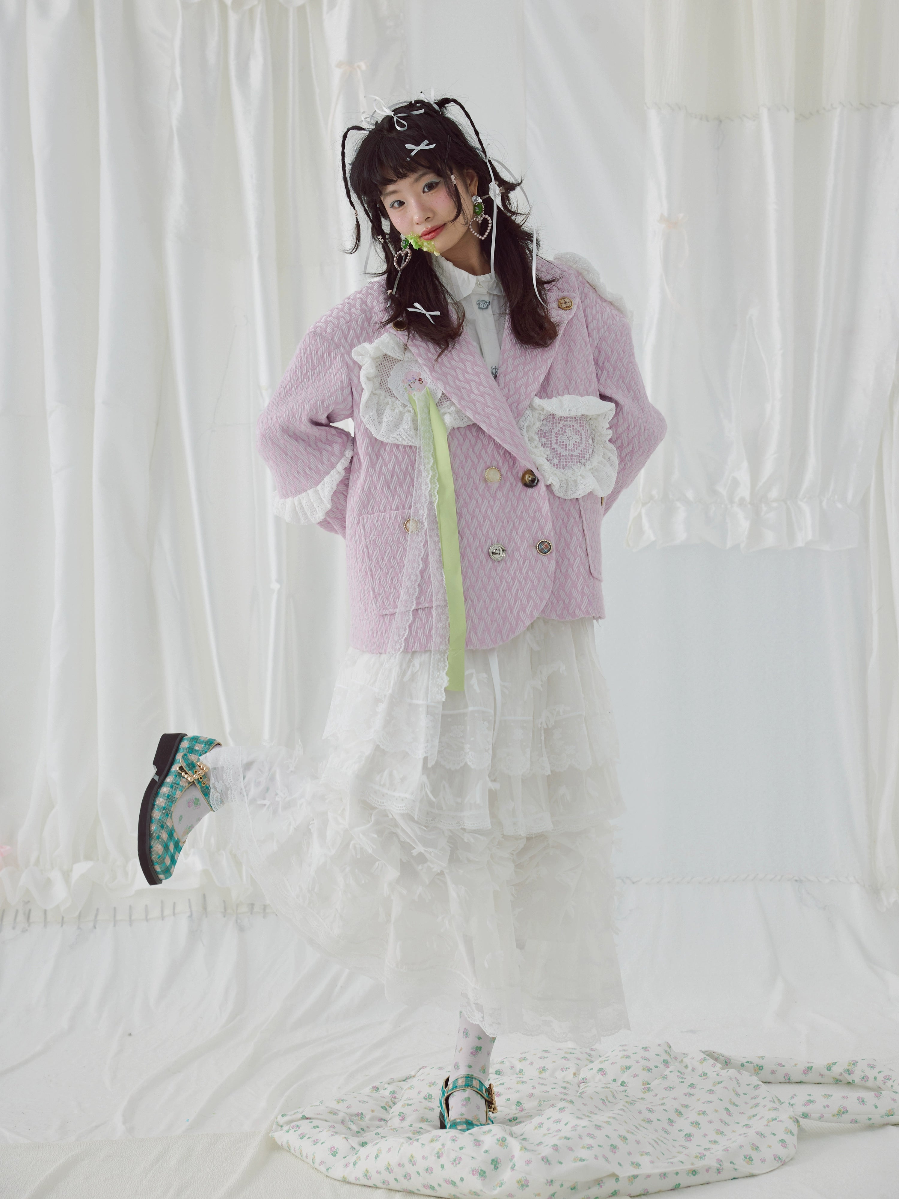 Organza Fluffy Cake 치마