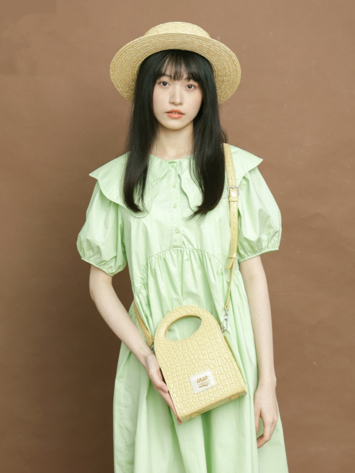 석재 패턴 쇼더 백