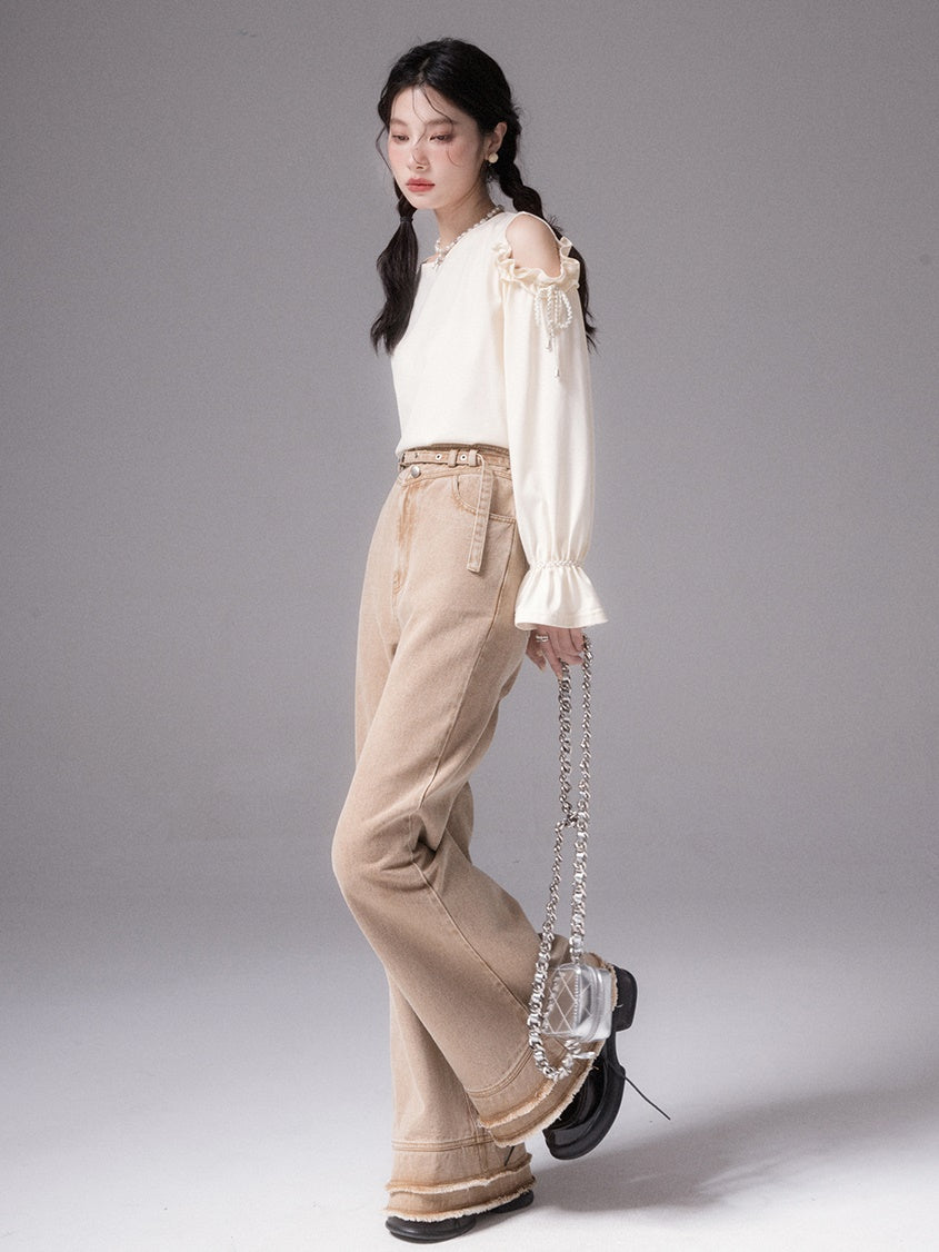 젖소 바닥 바지