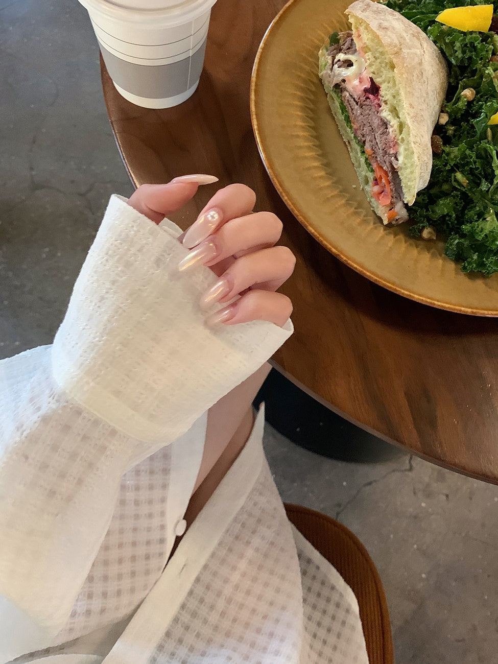 Chemise de protection solaire lâche à manches longues