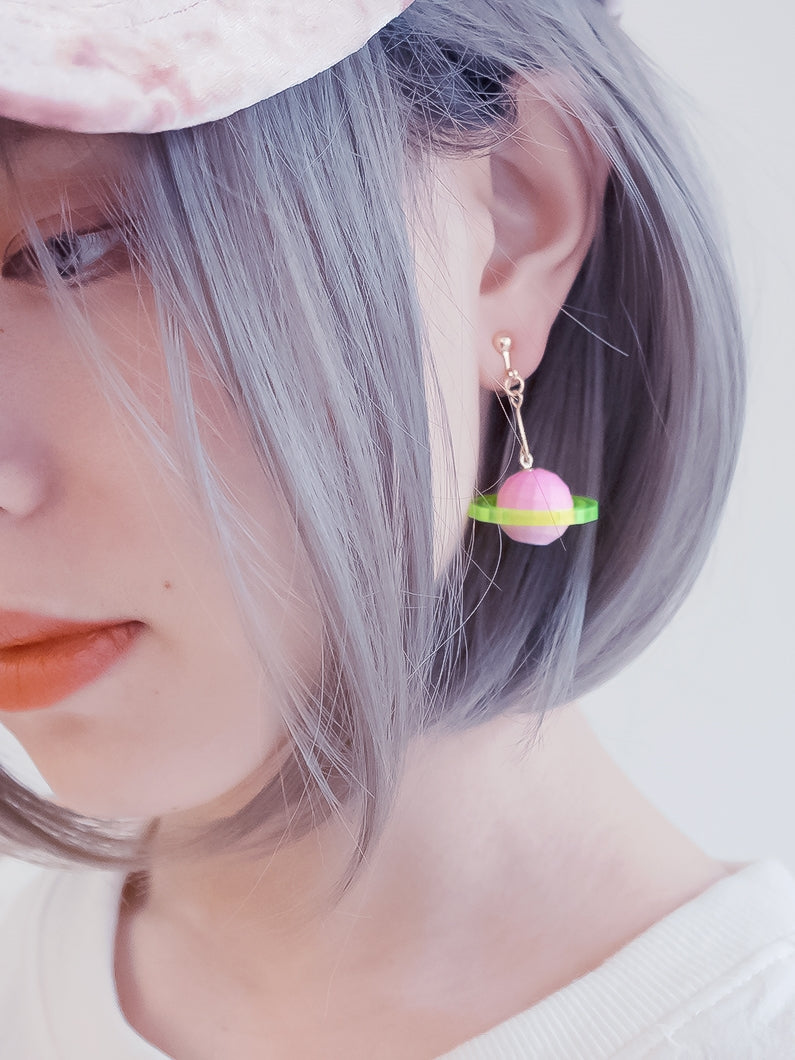 Candy Color Planet Earrings