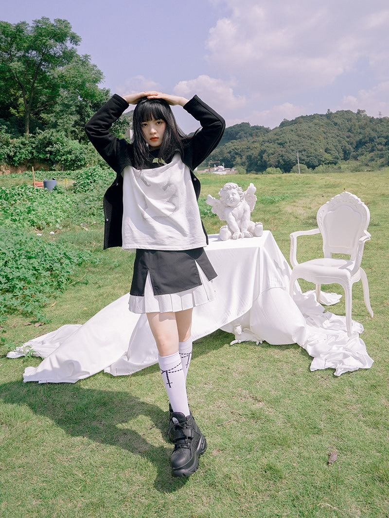 가역적 인 2way 니치 풀오버