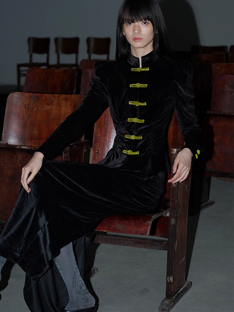 Samtfalten -Longrock