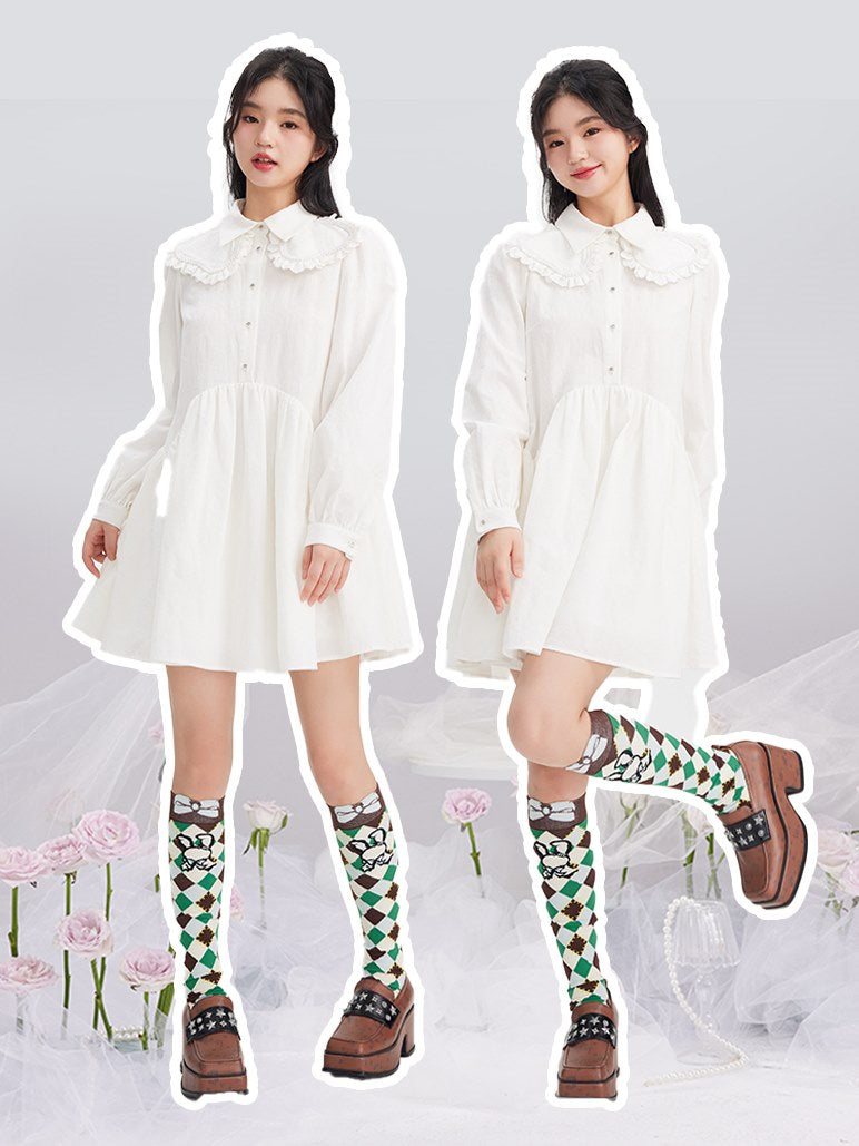 인형 목 드레스