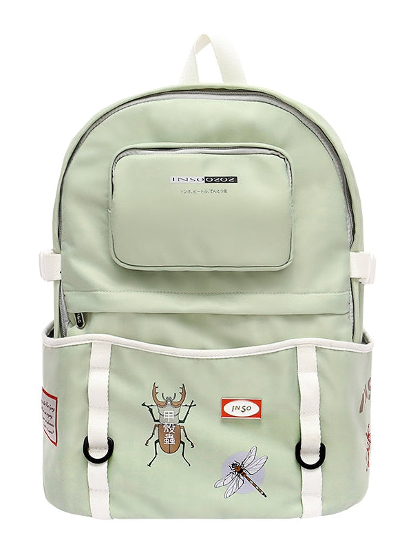 Insect Pattern Campus Backpack
