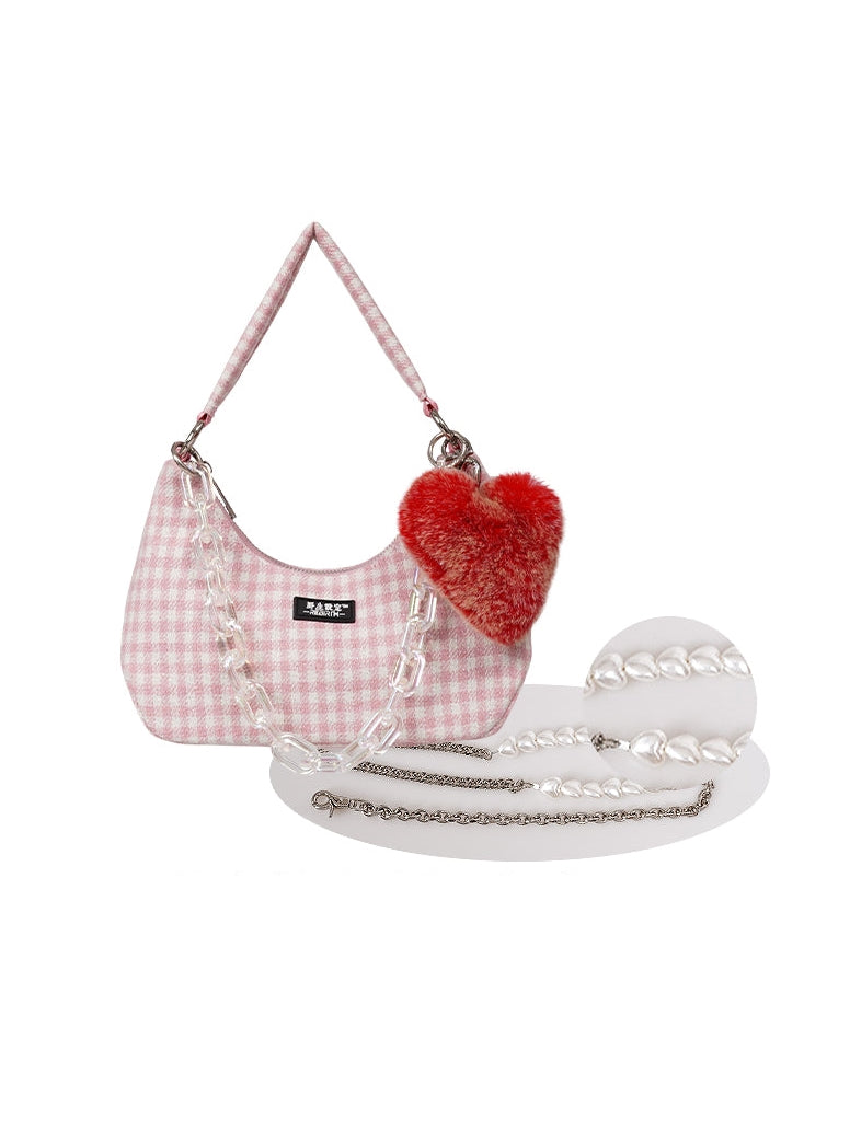 Denim Retro Armpit Bag