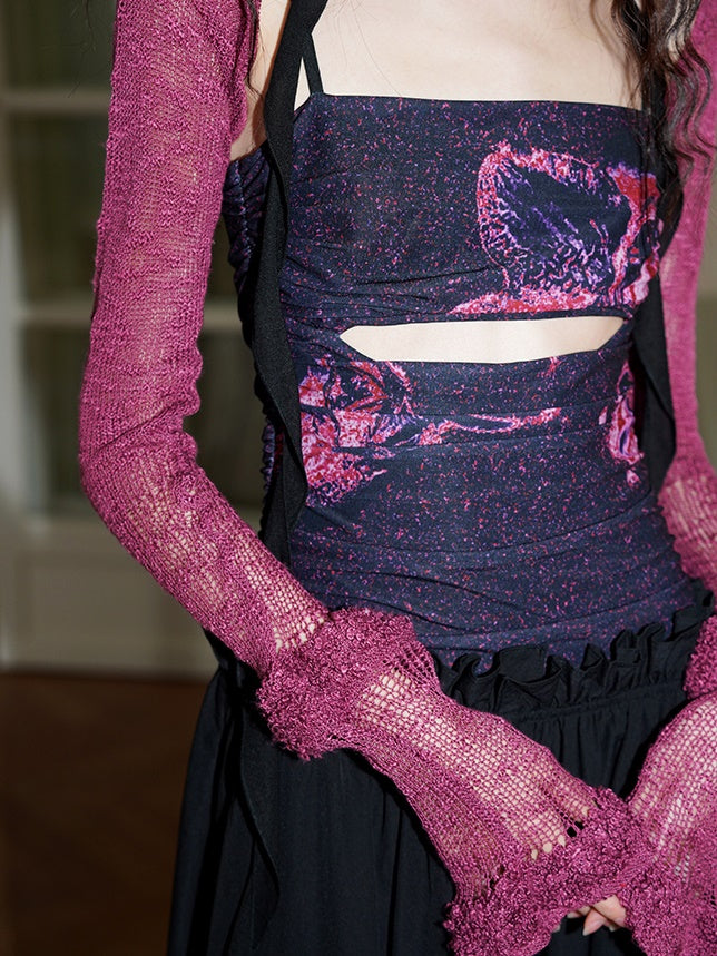 Knit Sleeve Design Cardigan