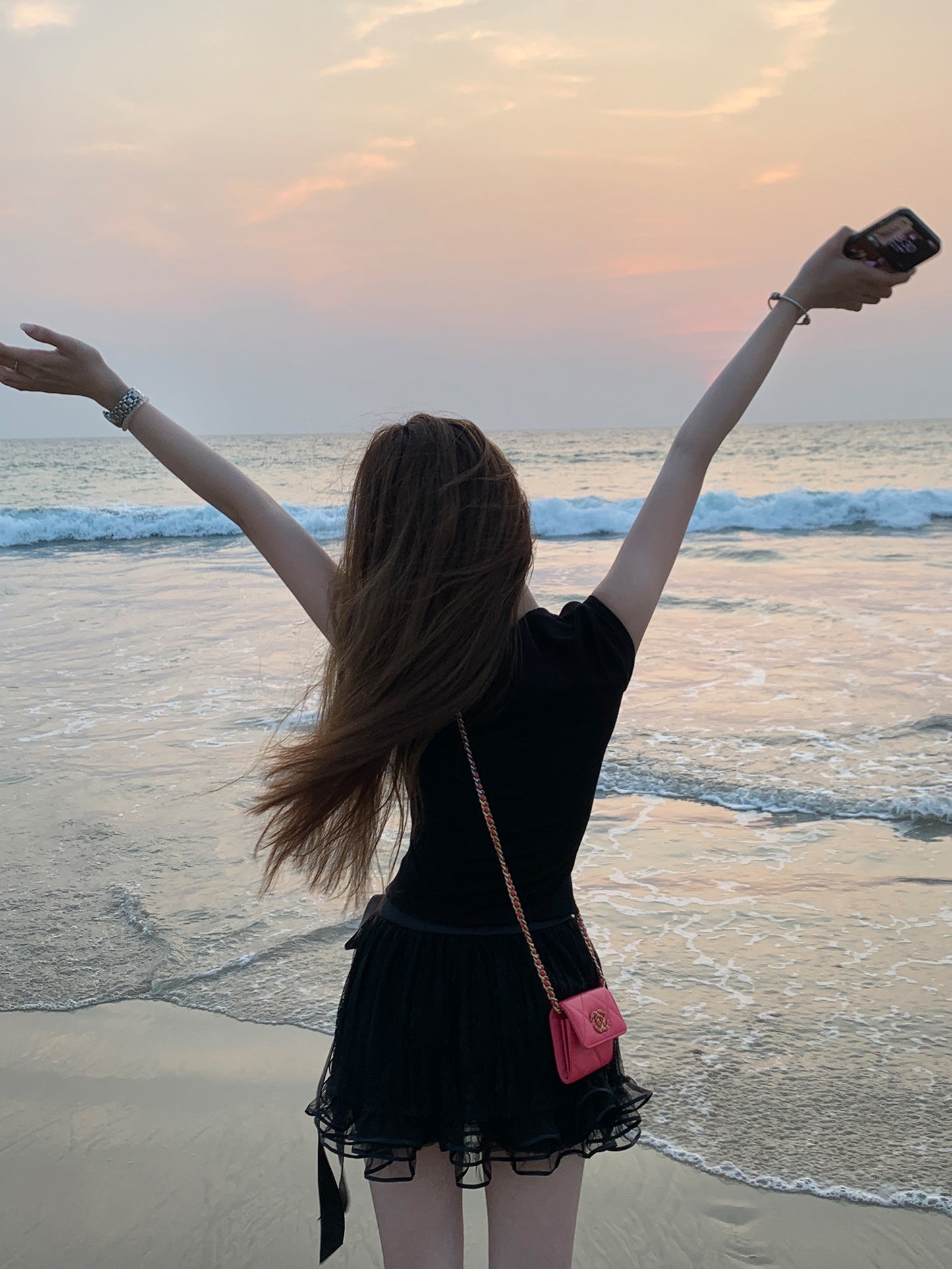 내부 바지가있는 레이스 메쉬 투투 스커트