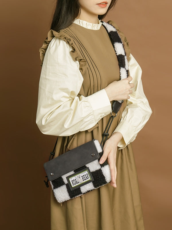 Fleece Retro ONE-SHOULDER BAG