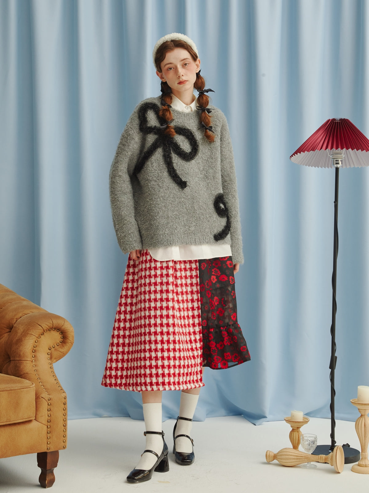 Süße süße Band Stickpullover stricke