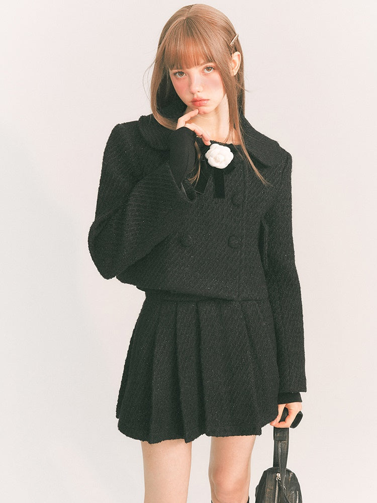 Wolljacke und Halbrock