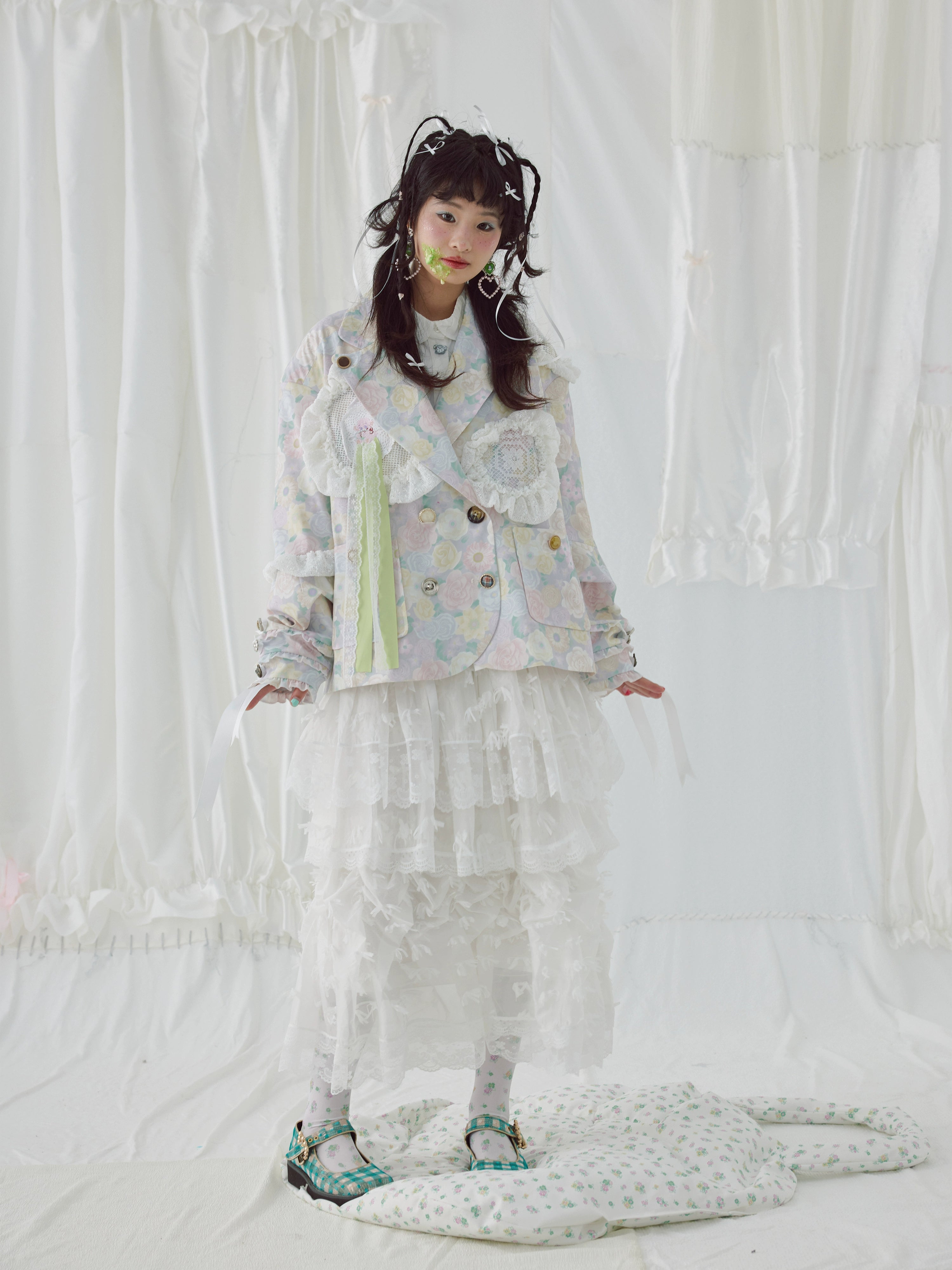 Organza Fluffy Cake 치마