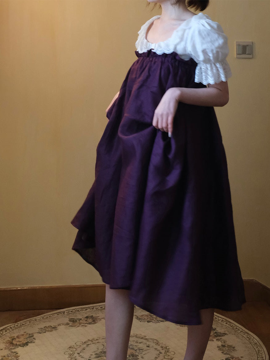 Französischer Spitzenpuffhemd Hemd