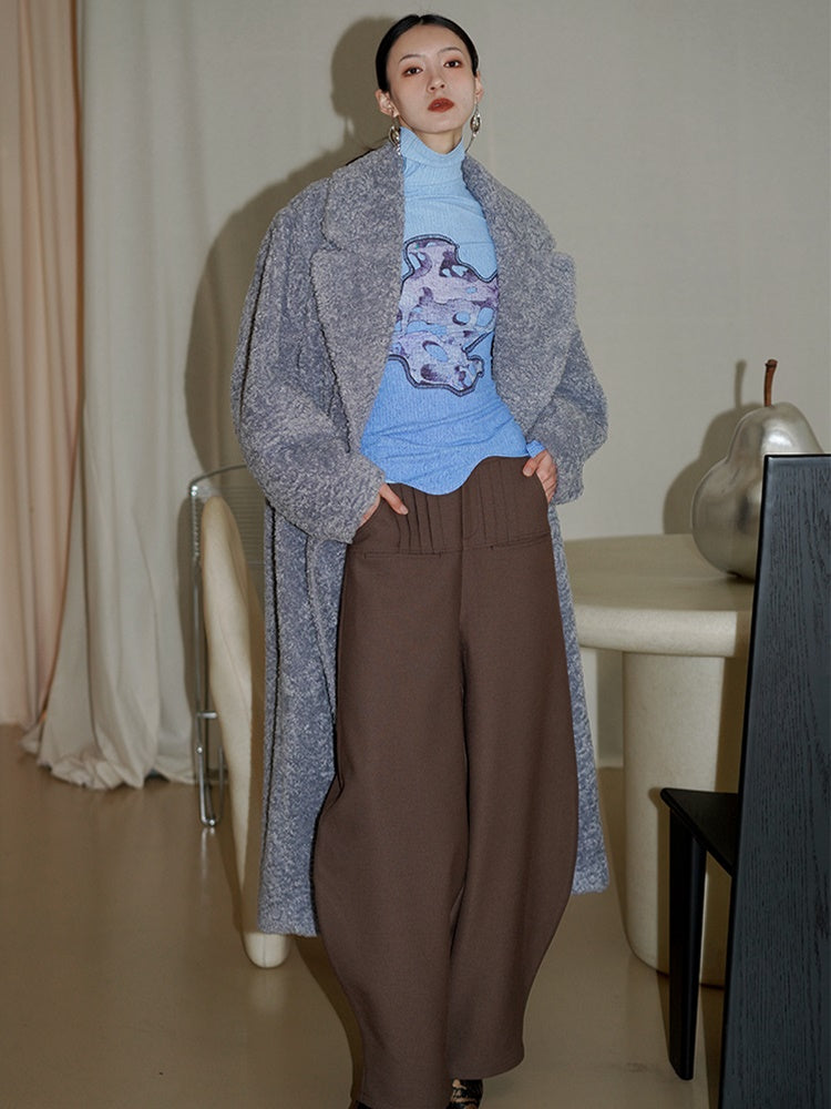 HeavyWeight Wool Long Loose Coat