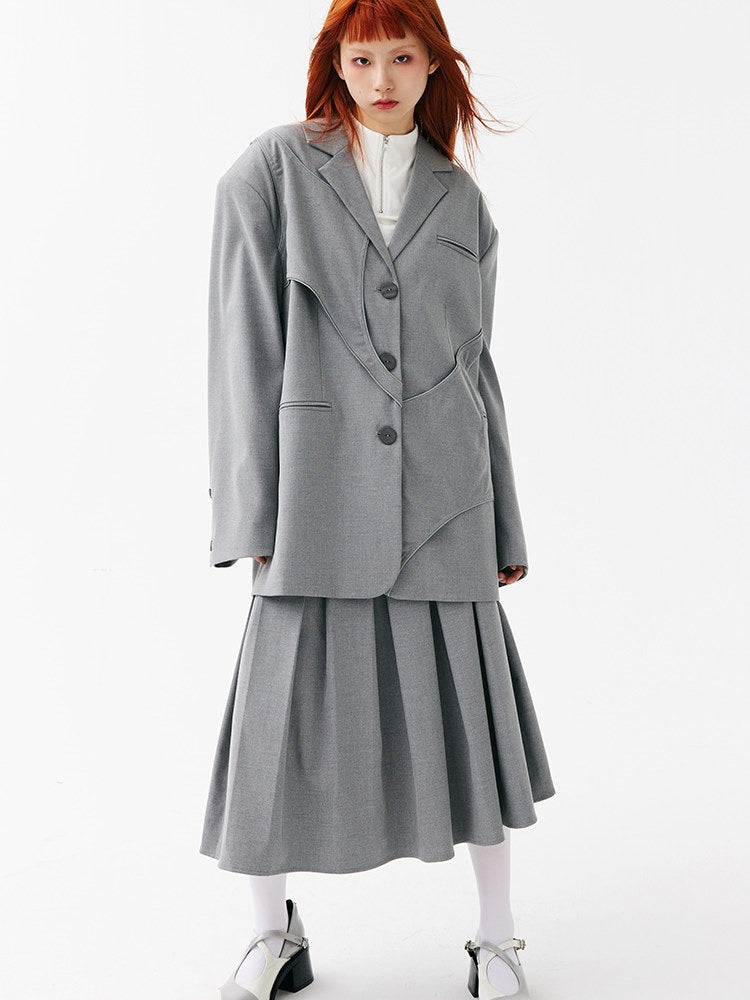 Jupe longue à taille basse