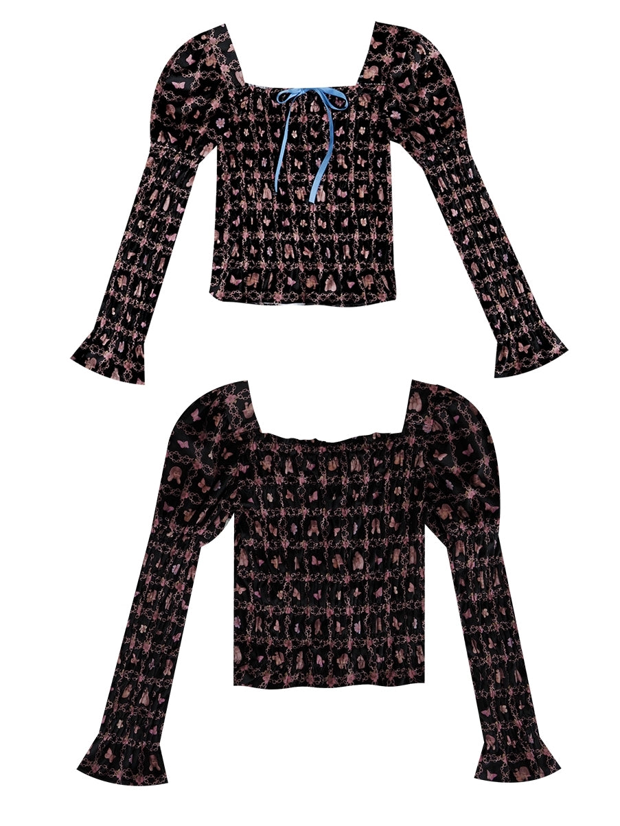 Falten Sie eine Bluse mit Schaufelschotter