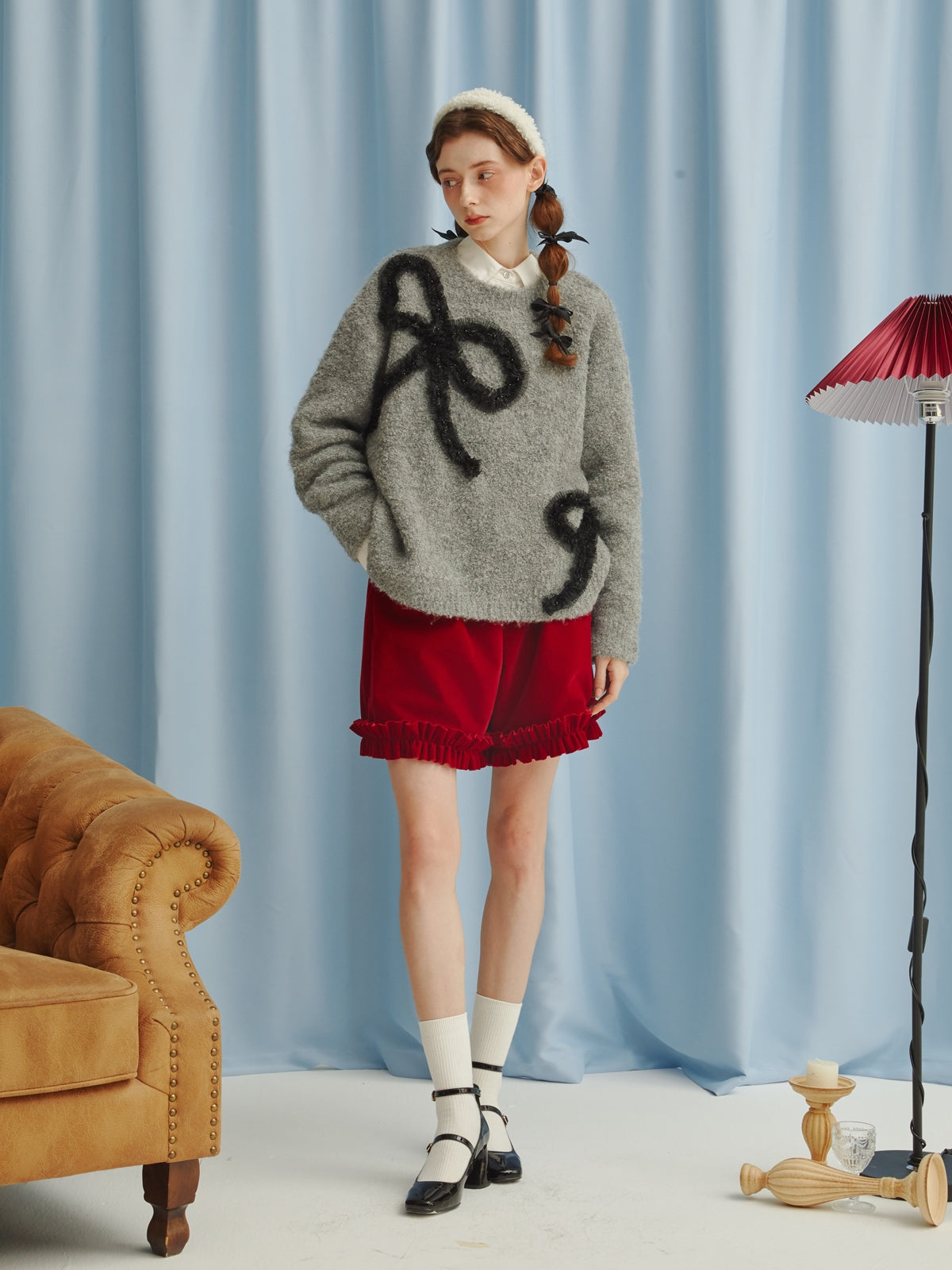 Süße süße Band Stickpullover stricke