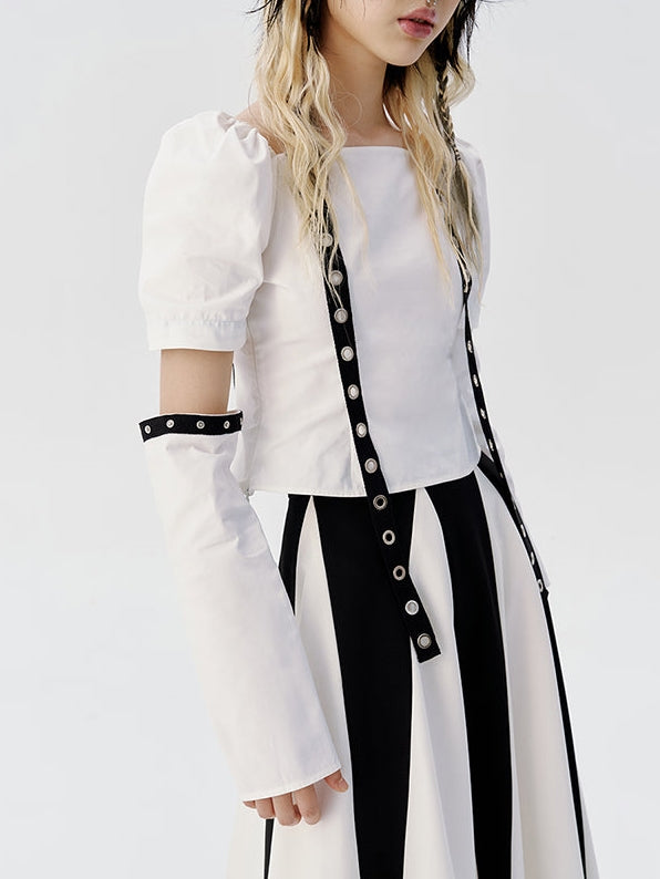 Abnehmbares Langarmhemd