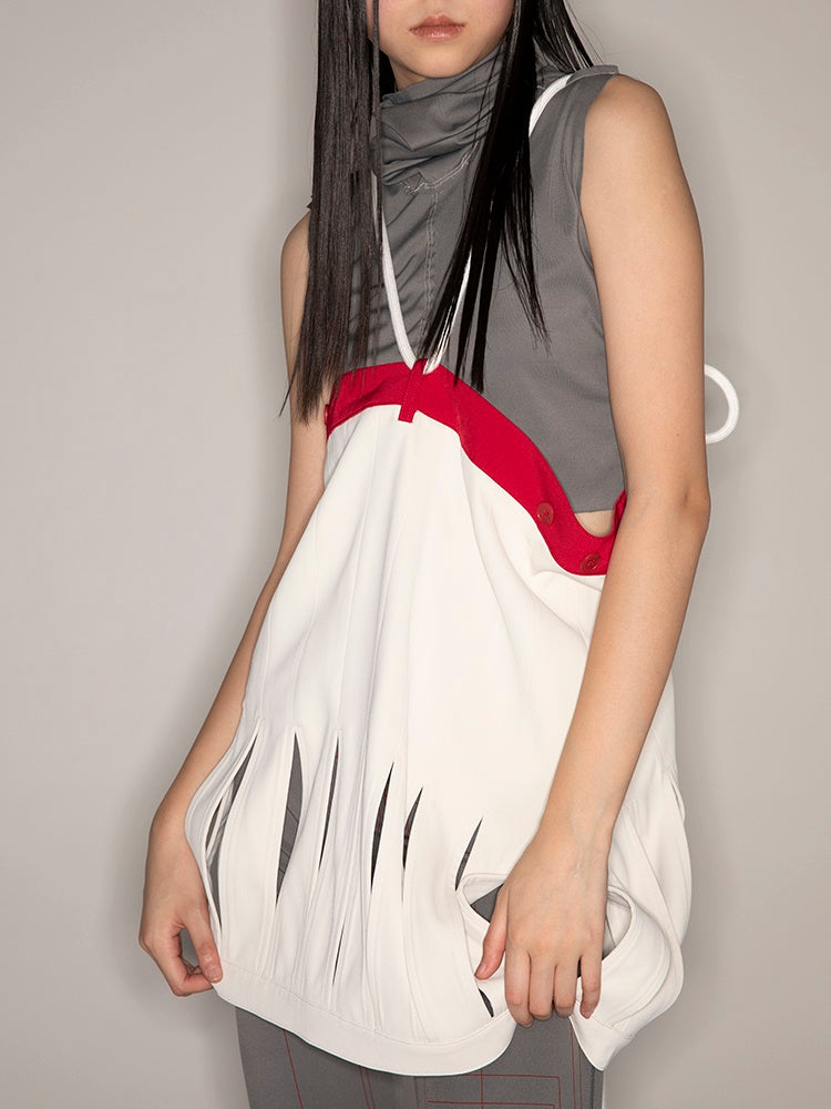 Niedrige Taille locker Hohlrock