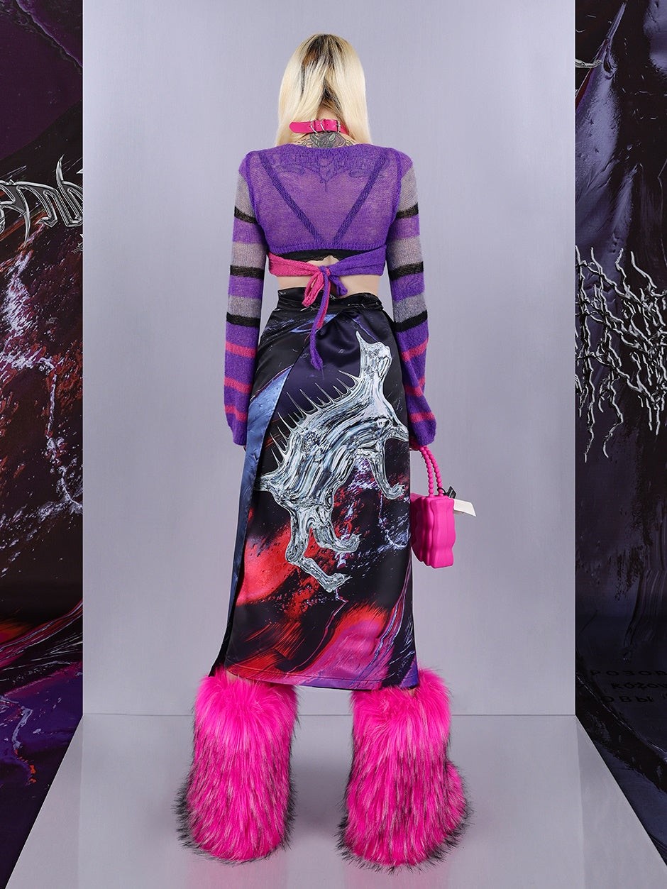 Reversible APRON SKIRT