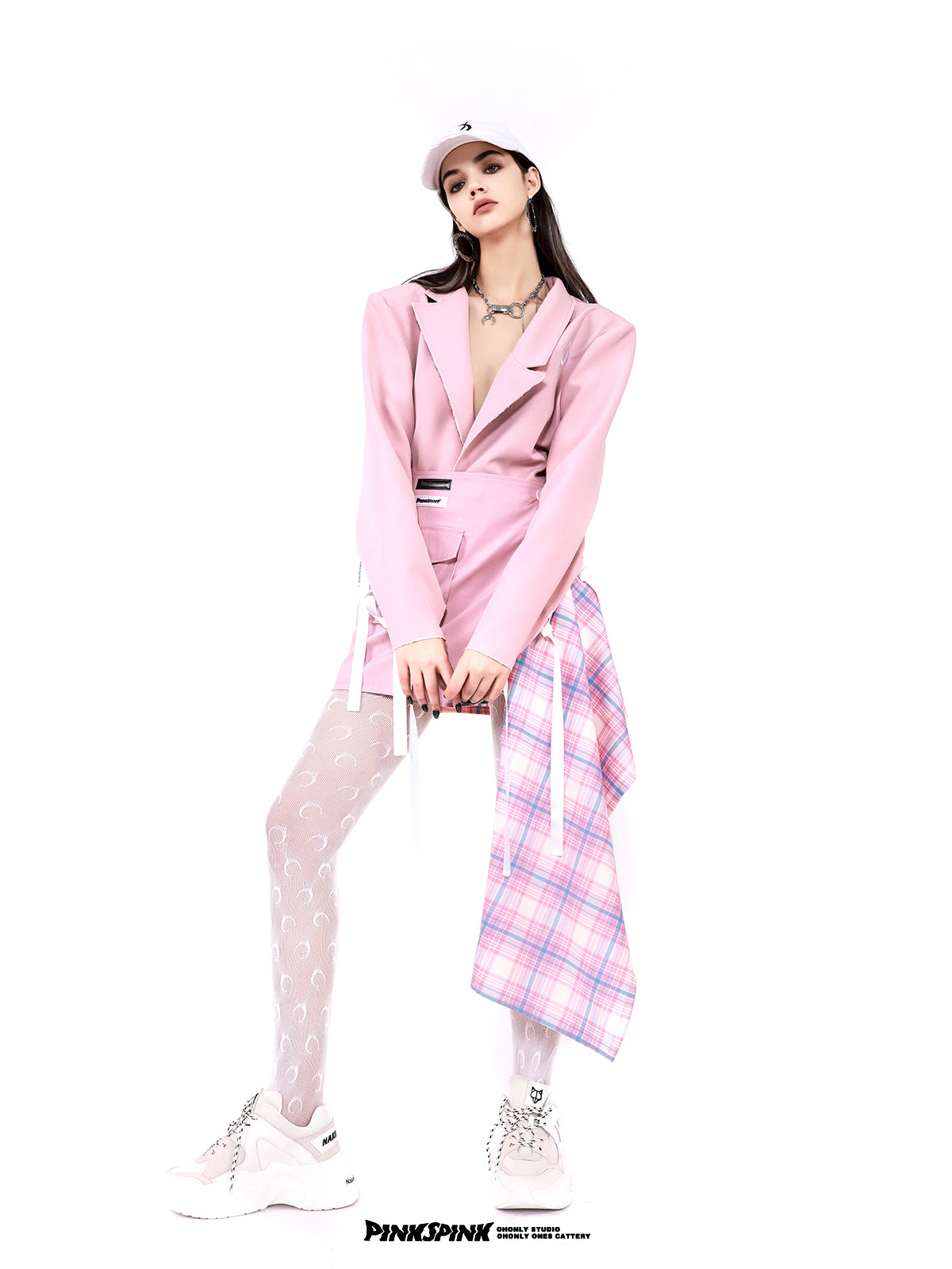 Plaid Nichi Skirt Jacket