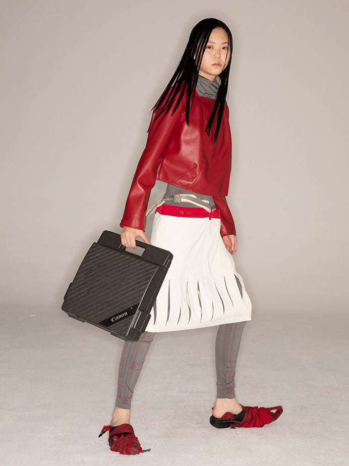 Niedrige Taille locker Hohlrock