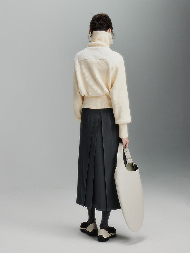 Feather Textural Knittde Jacket