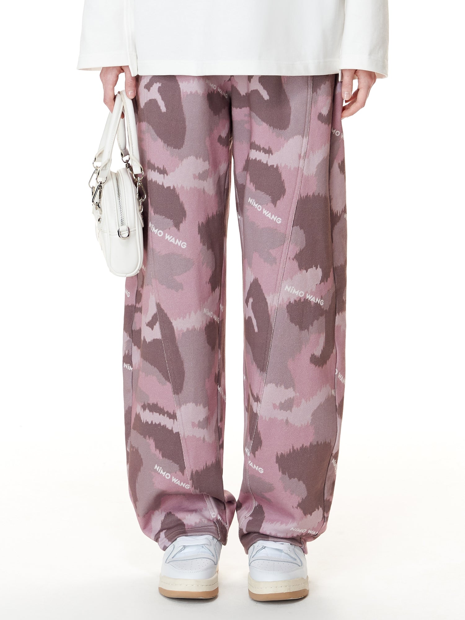 위장 A- 라인 치마 및 바지