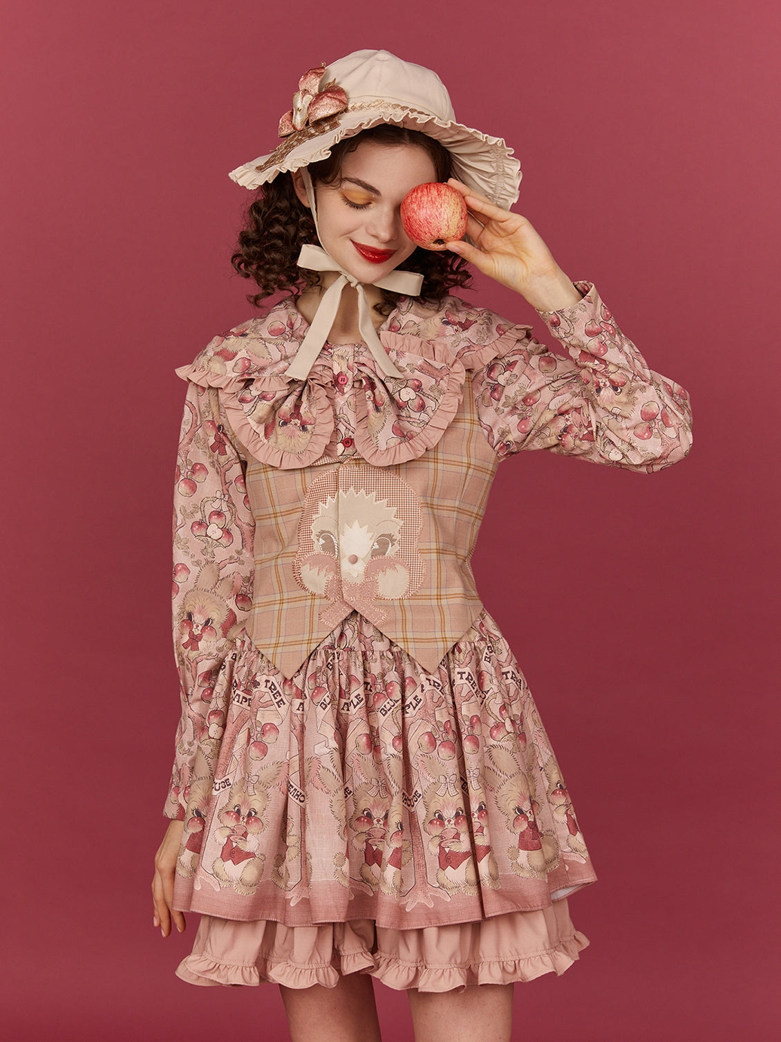 Choux mignon de brise mignonne rétro antique douce