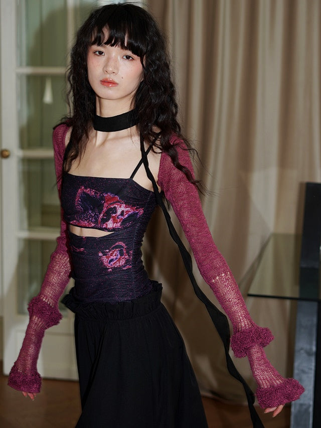 Knit Sleeve Design Cardigan