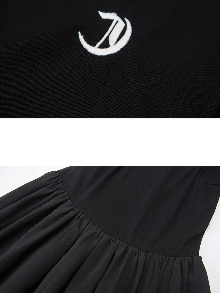 A-Line Langarm-Strickkleid