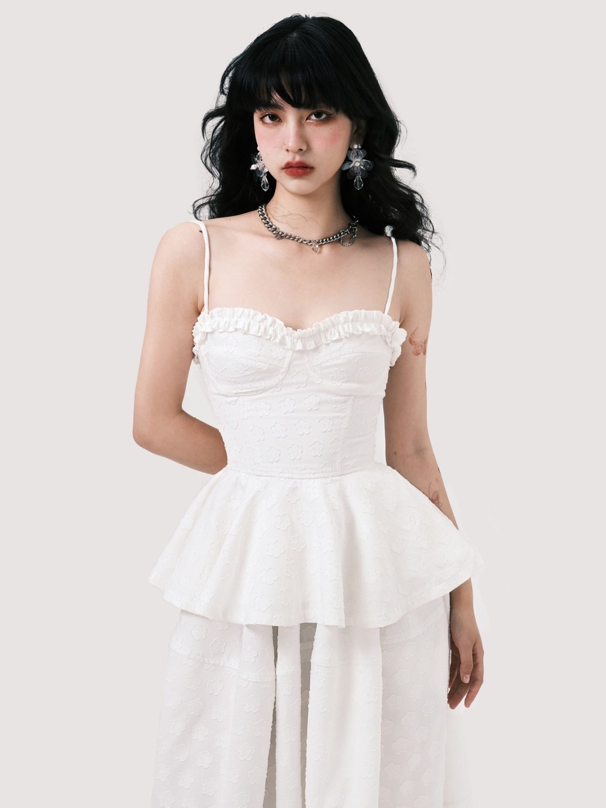 Top à suspense et jupe longue