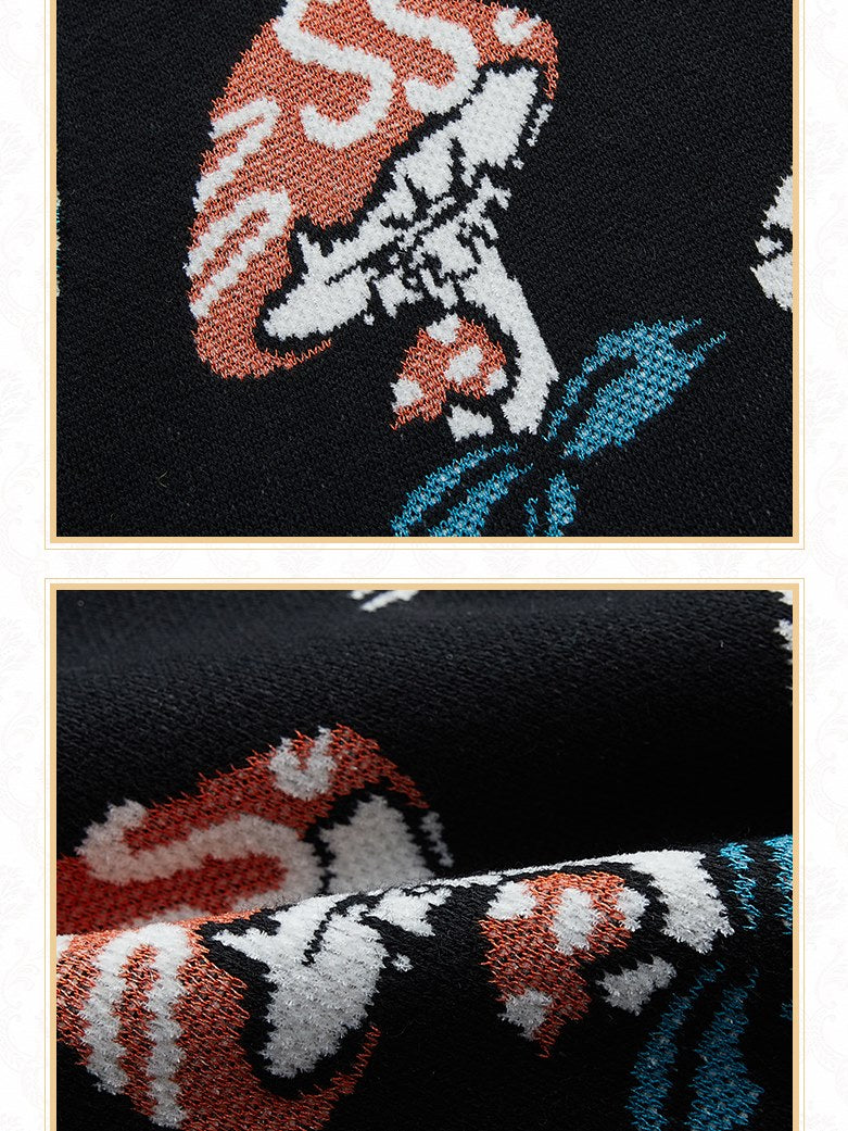 Pilzgestrickte Weste