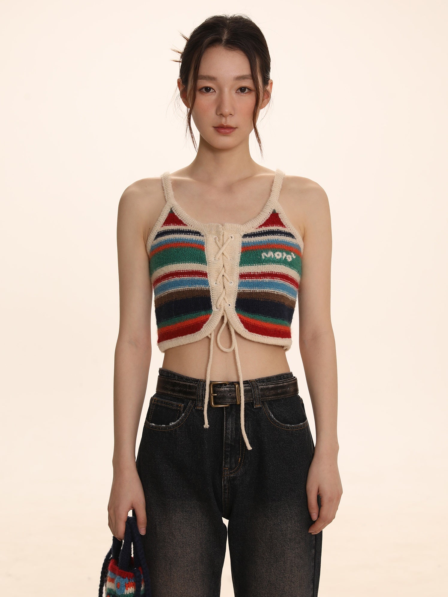 Cami Multi-Color Striped Knit Pants – Eunoiashops
