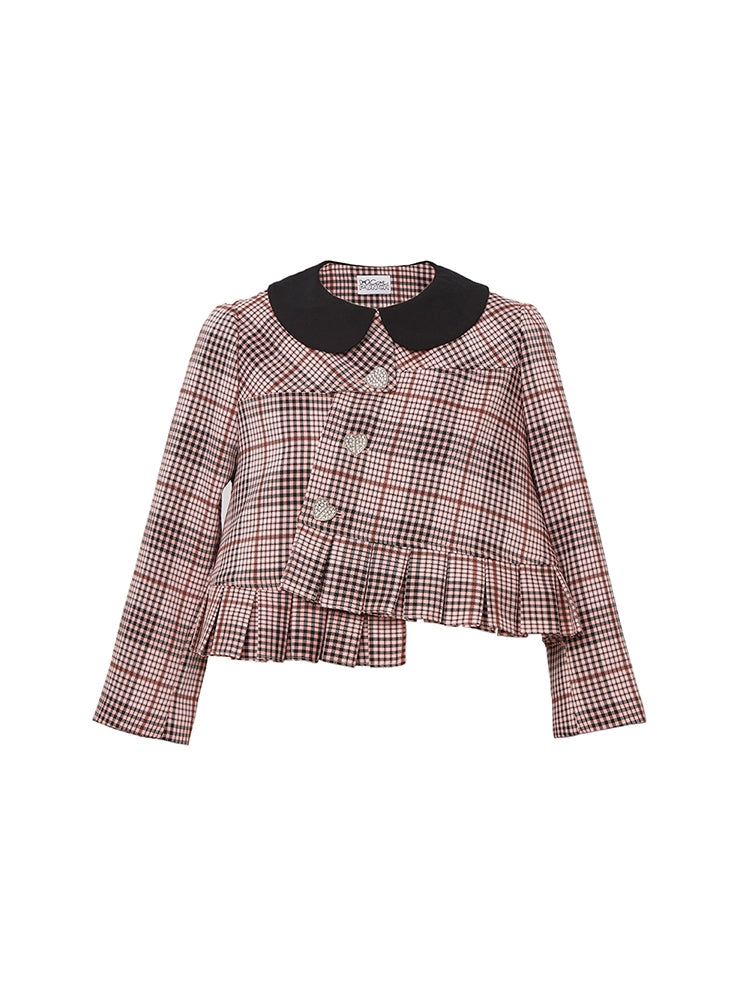 Veste à plaid rétro