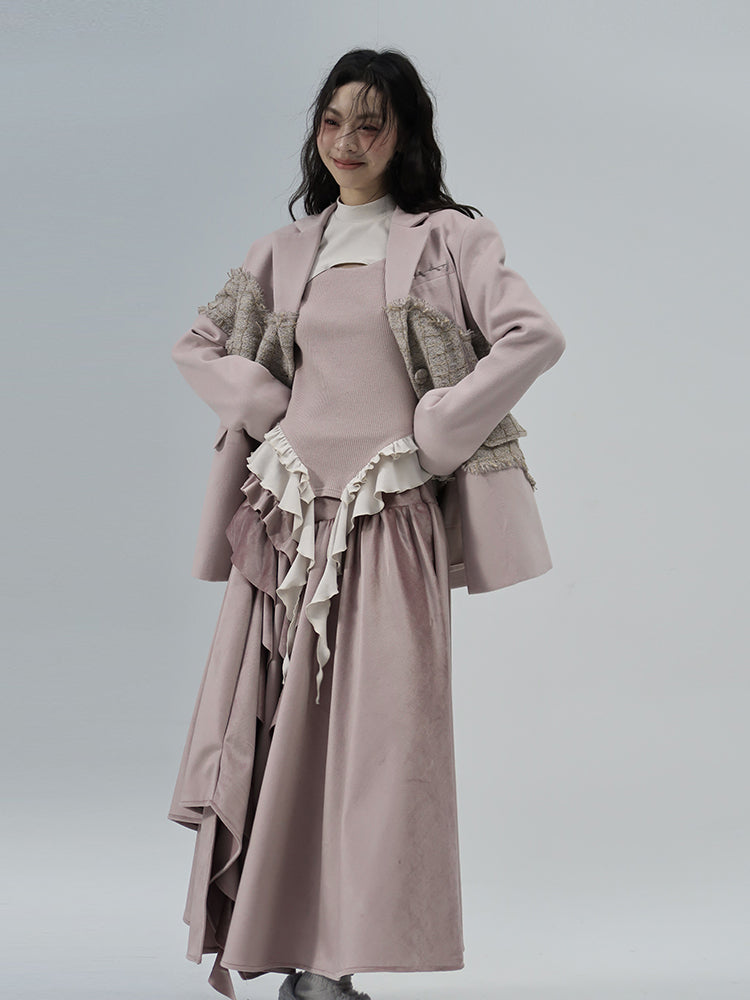 해체 된 프릴 탑