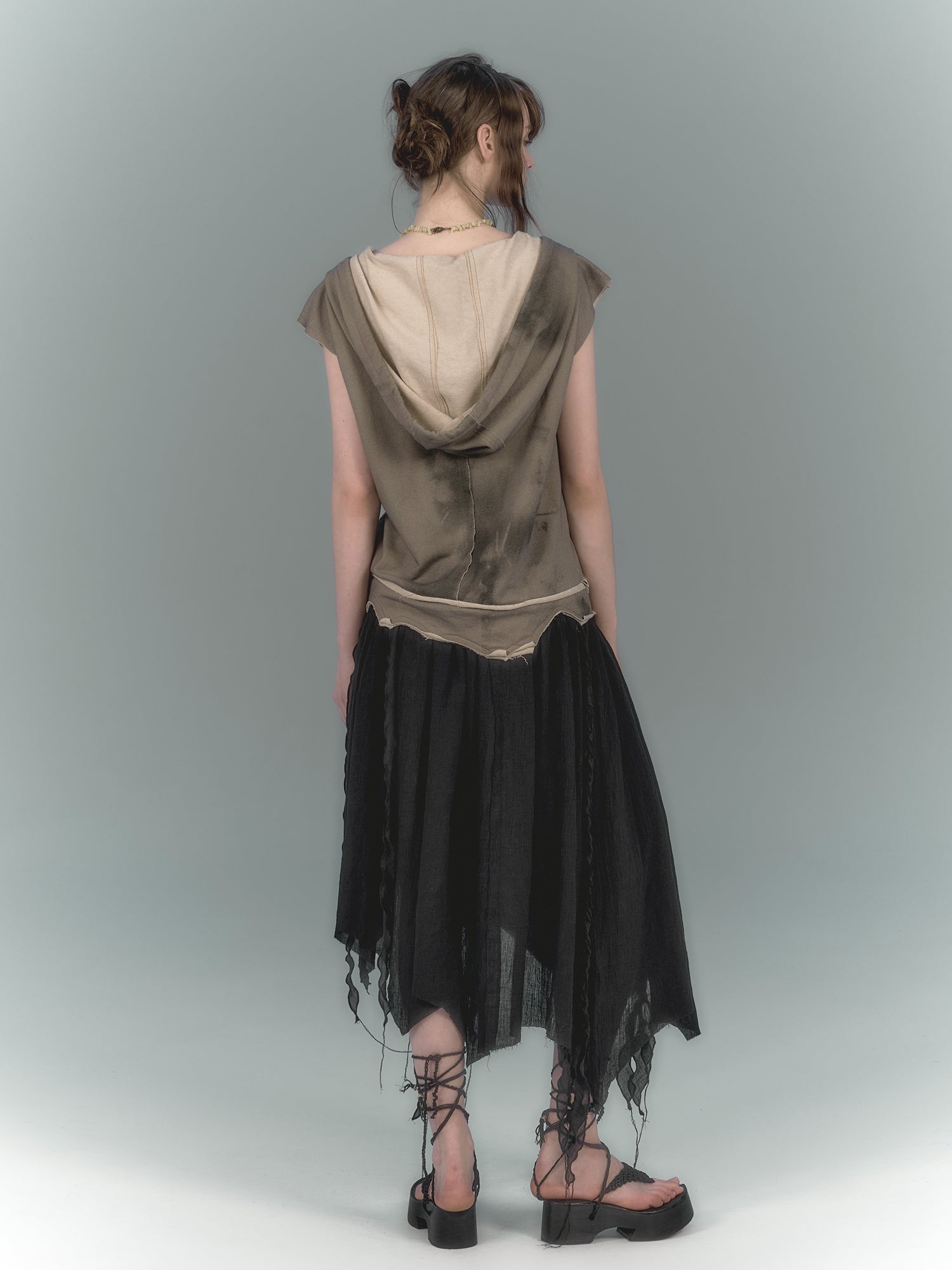 Irregular Tulle Skirt