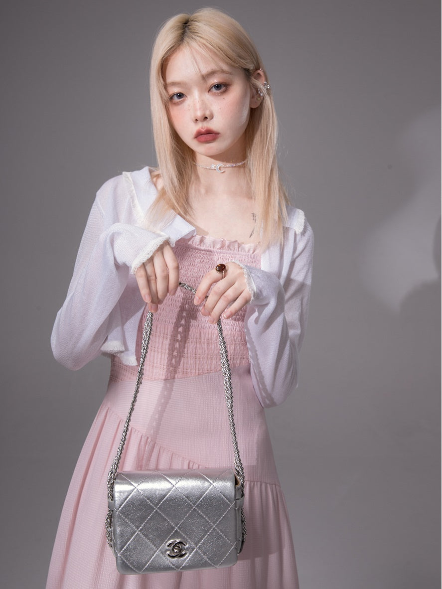 Sunscreen Fringe Edge Knit Cardigan